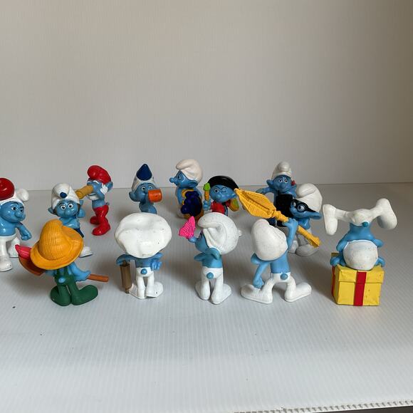 Lot of 13 Vintage 2011 Smurfs McDonald’s Happy Meal Toys | Peyo Figures - Picture 4 of 14